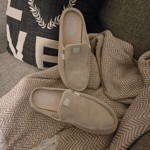 Hey Dude Beige Slip-On Shoes